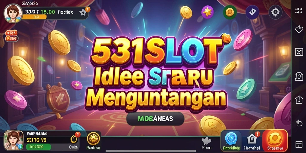Tangkapan layar gameplay 531SLOT dengan mesin slot berputar.