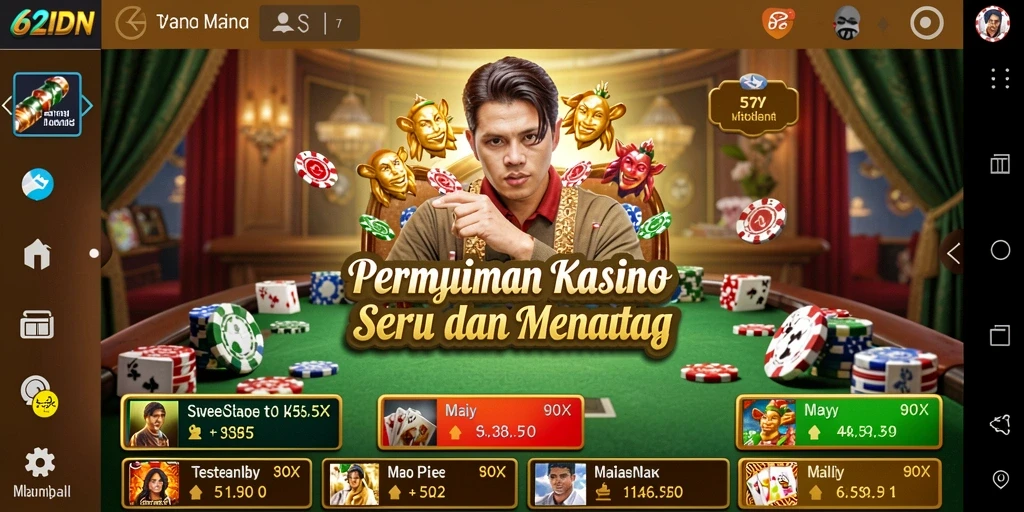 Tangkapan layar permainan Kasino 62IDN yang penuh aksi.