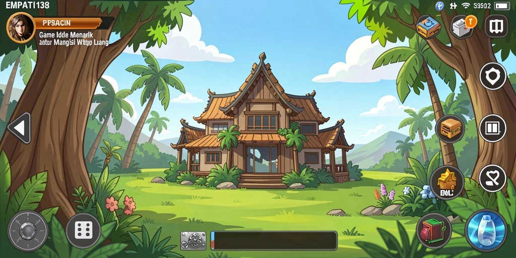 Tangkapan layar gameplay <strong>EMPATI138</strong> menunjukkan karakter dan interaksi yang menarik.
