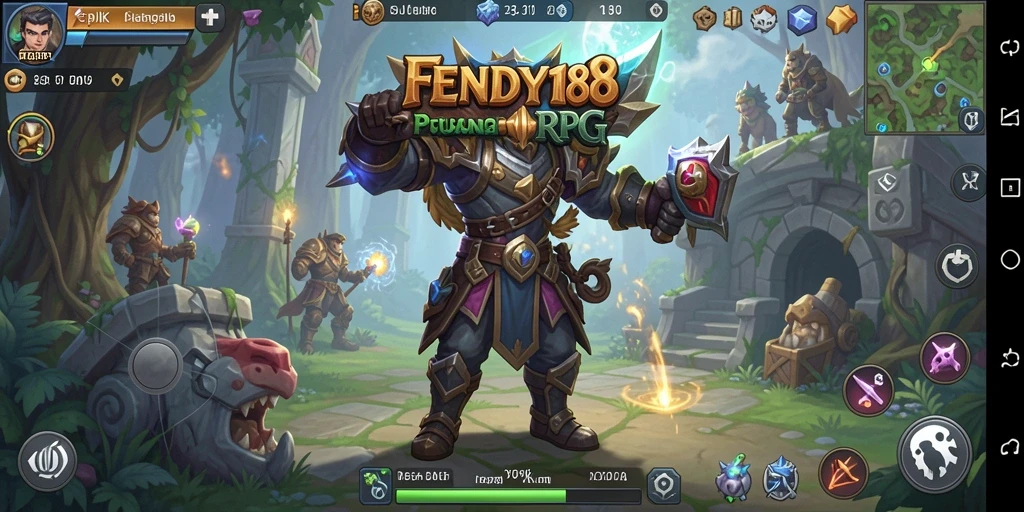 Gameplay FENDY188 menampilkan pertarungan epik dalam dunia RPG.