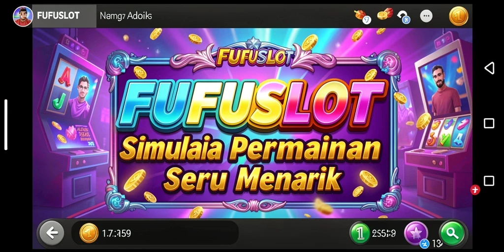 Tampilan menarik dari permainan slot FUFUSLOT yang penuh warna.