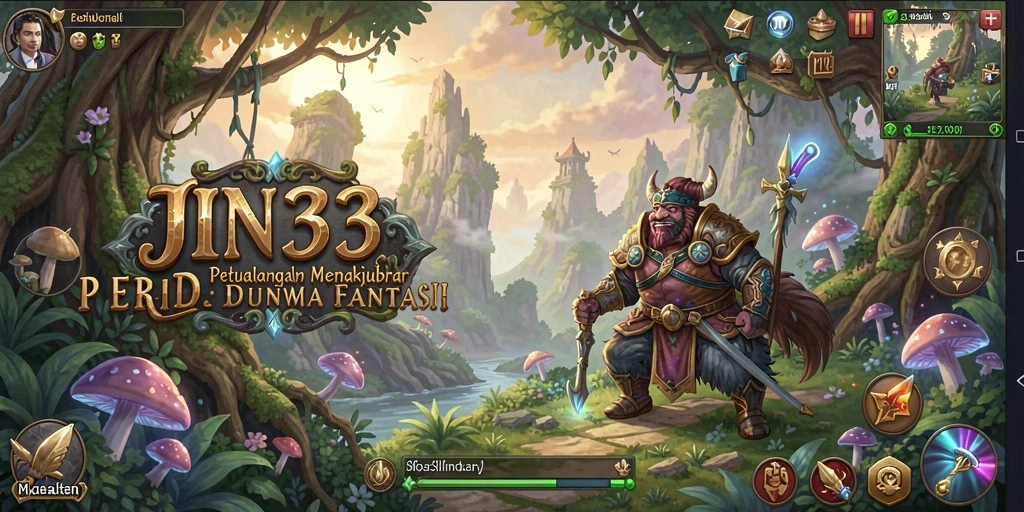 Tampilan menarik dari gameplay petualangan di JIN33.