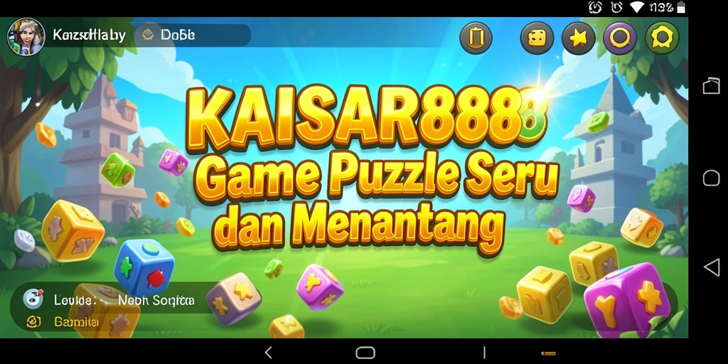 Gameplay seru KAISAR888 dengan berbagai puzzle yang menantang.