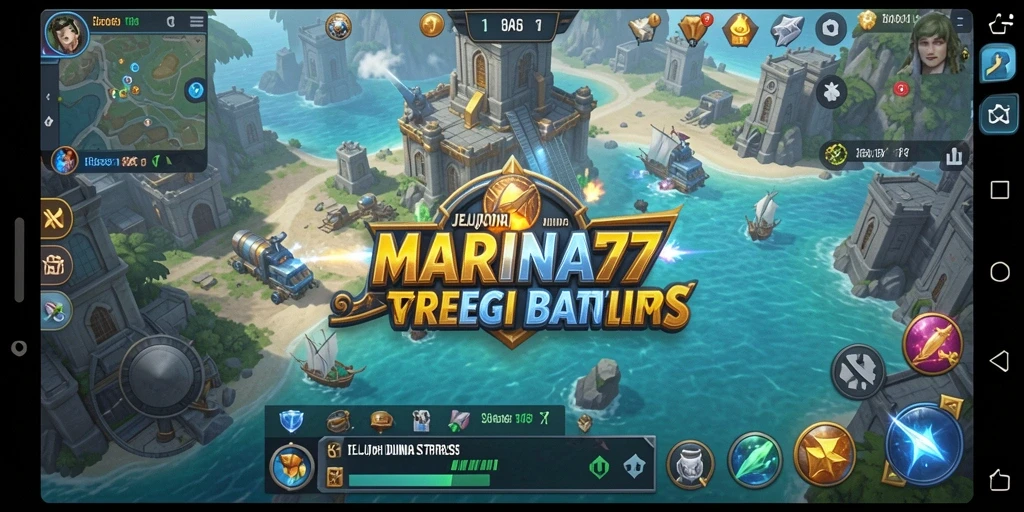 Tampilan screenshot dari gameplay strategis yang menarik di MARINA77.