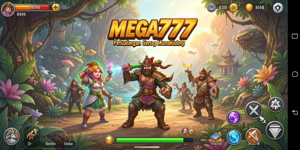 Screenshot gameplay MEGA777 yang menampilkan aksi seru dalam petualangan.