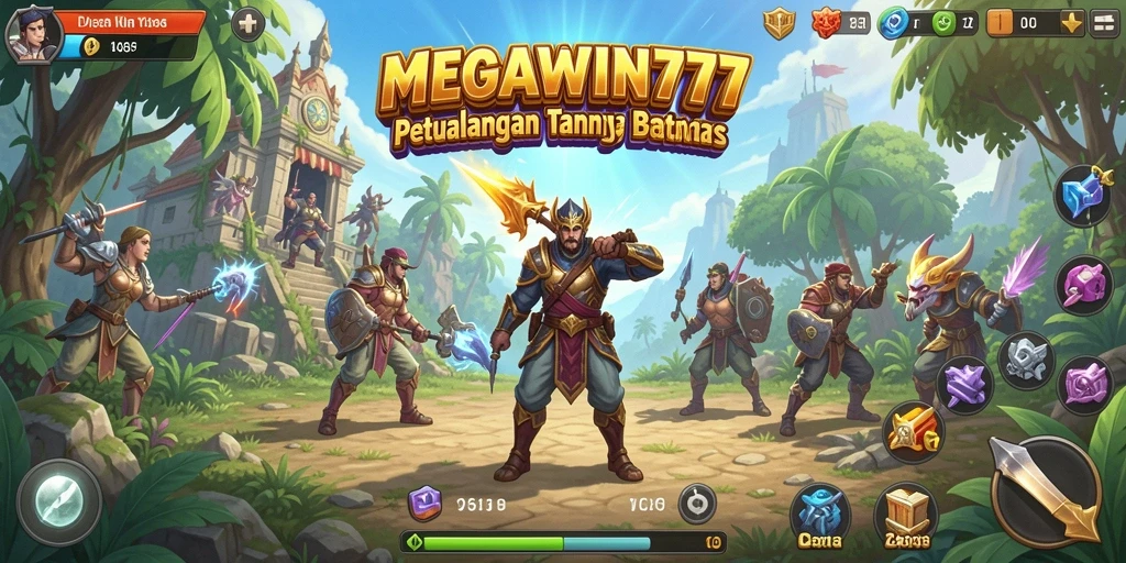 Screenshot MEGAWIN777 menampilkan petualangan di dunia terbuka yang mengesankan.