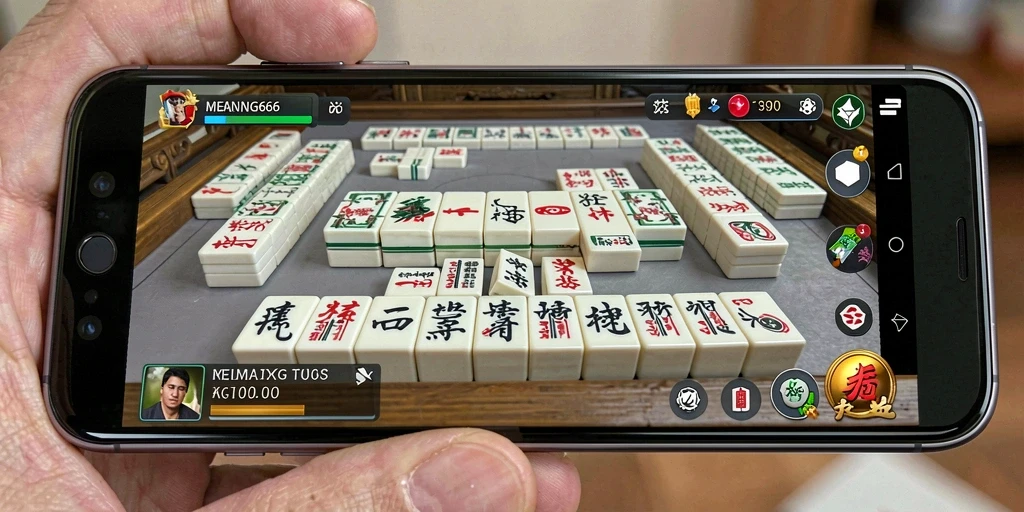 Tampilan menarik dari gameplay Mahjong di MENANG666.