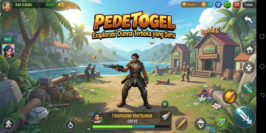 Tampilan gameplay PEDETOGEL yang menakjubkan dan interaktif dalam dunia terbuka.