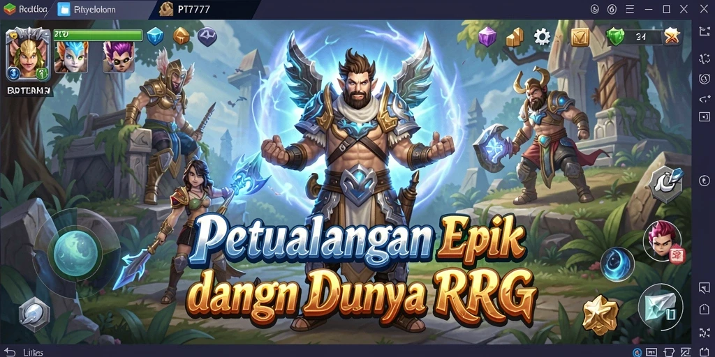 Tampilan gameplay RPG yang memukau dan interaktif.
