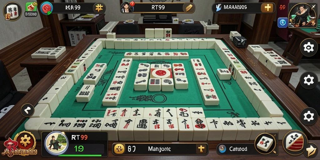 Gameplay Mahjong yang seru dan menarik di RT99.