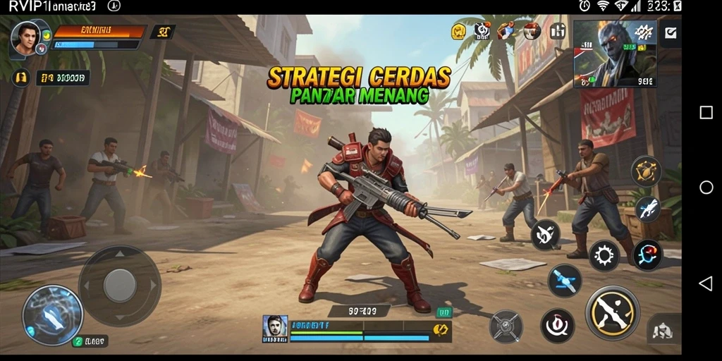 Tampilkan aksi seru dalam gameplay strategis RVIP1.