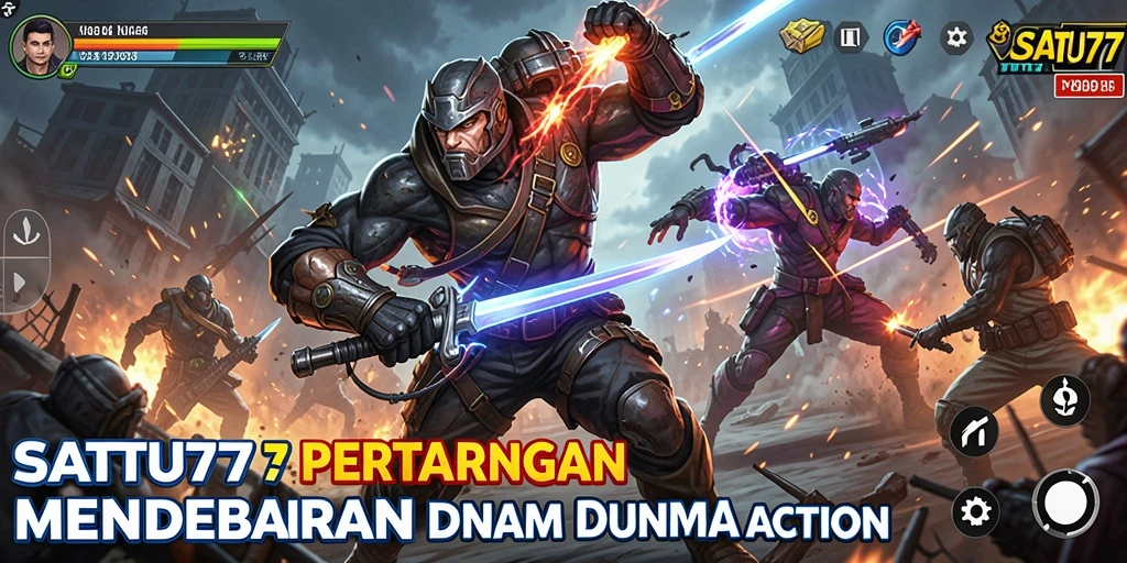 Gameplay seru dan mendebarkan dari SATU77 yang penuh aksi.